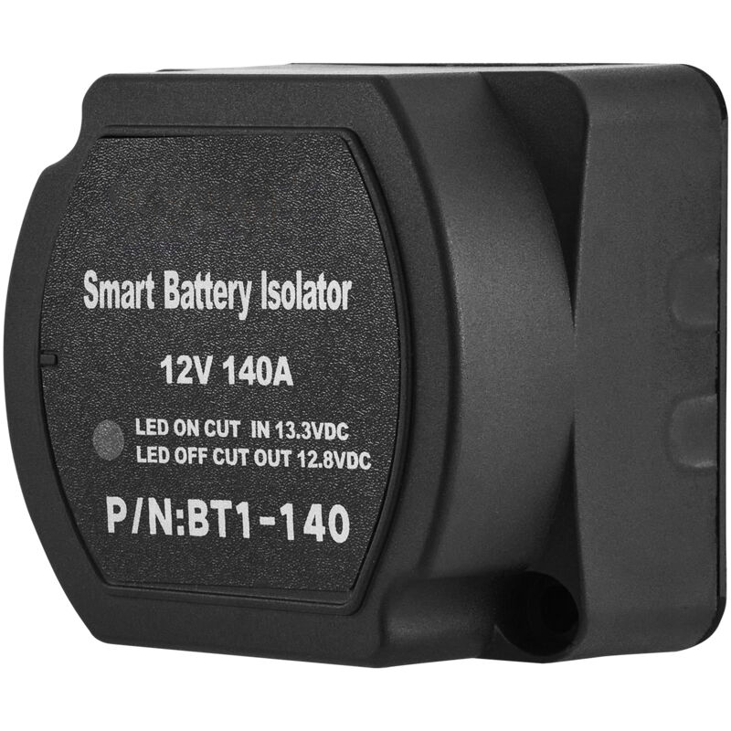 foto del prodotto mophorn kit rel di carica divisa, isolatore automatico per doppia batteria da 4 m e 12 v con rel di rilevamento della tensione vsr da 140 amp