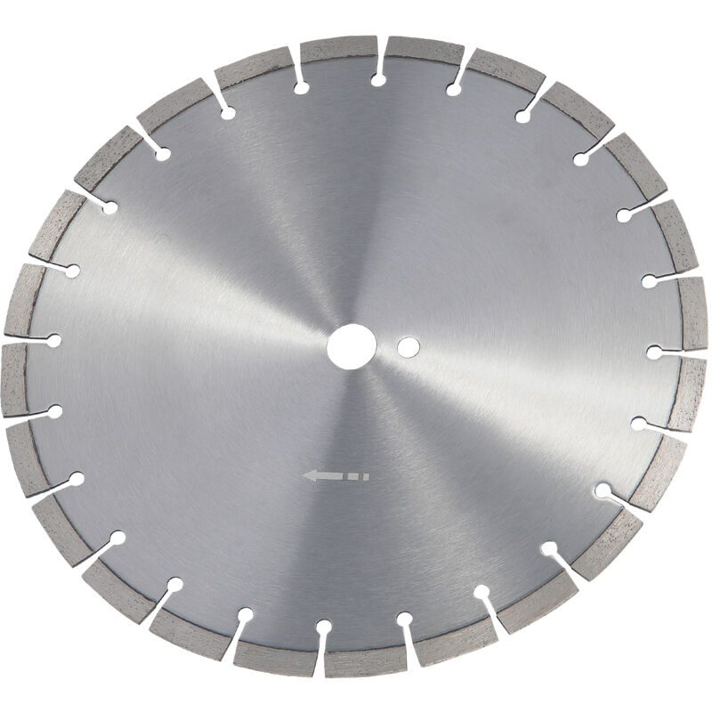 foto del prodotto mophorn lama per troncatrice diamantata, lama per calcestruzzo 350 mm a umido o a secco, lama a segmenti diamantati 12 mm con denti piatti,