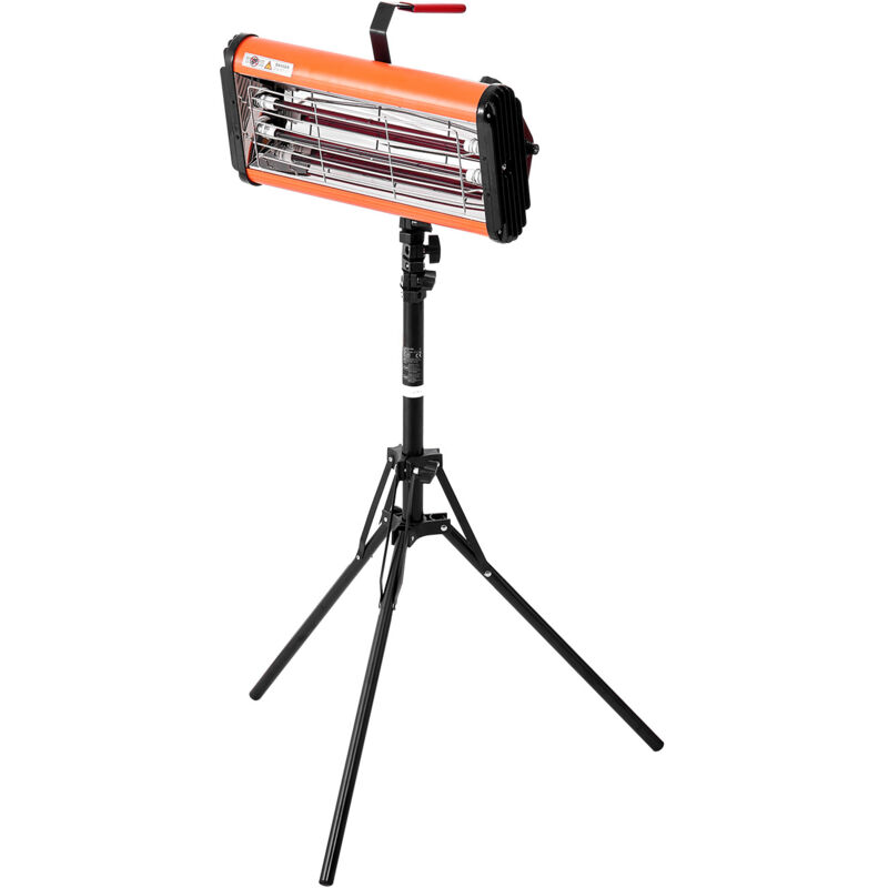 foto del prodotto mophorn lampada polimerizzante a infrarossi 2000w portatile supporto doppio uso, temporizzazione 0 90 minuti, lampada polimerizzante per auto,
