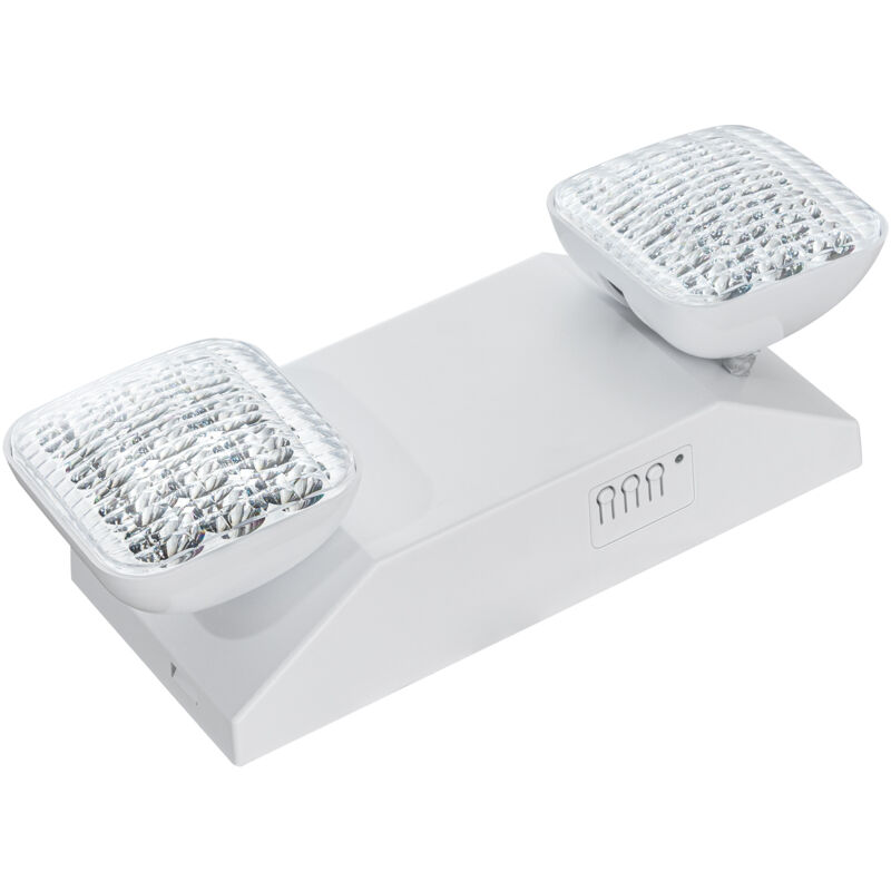 foto del prodotto mophorn luci di emergenza commerciali 3 w luce di emergenza a led bianchi 6 pezzi, con batteria di riserva da 180 minuti, 6 kg montaggio a soffitto