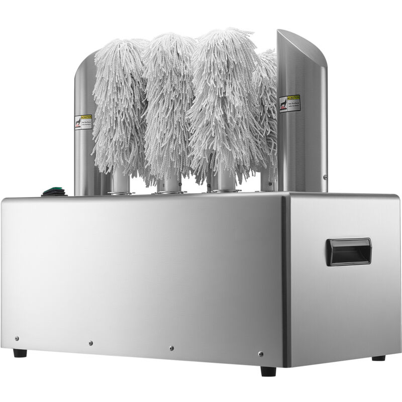 foto del prodotto mophorn lucidatrice per bicchieri da vino, lucidatrice elettrica per bicchieri a 8 spazzole, 660 tazze ora, lucidatrice commerciale per champagne,