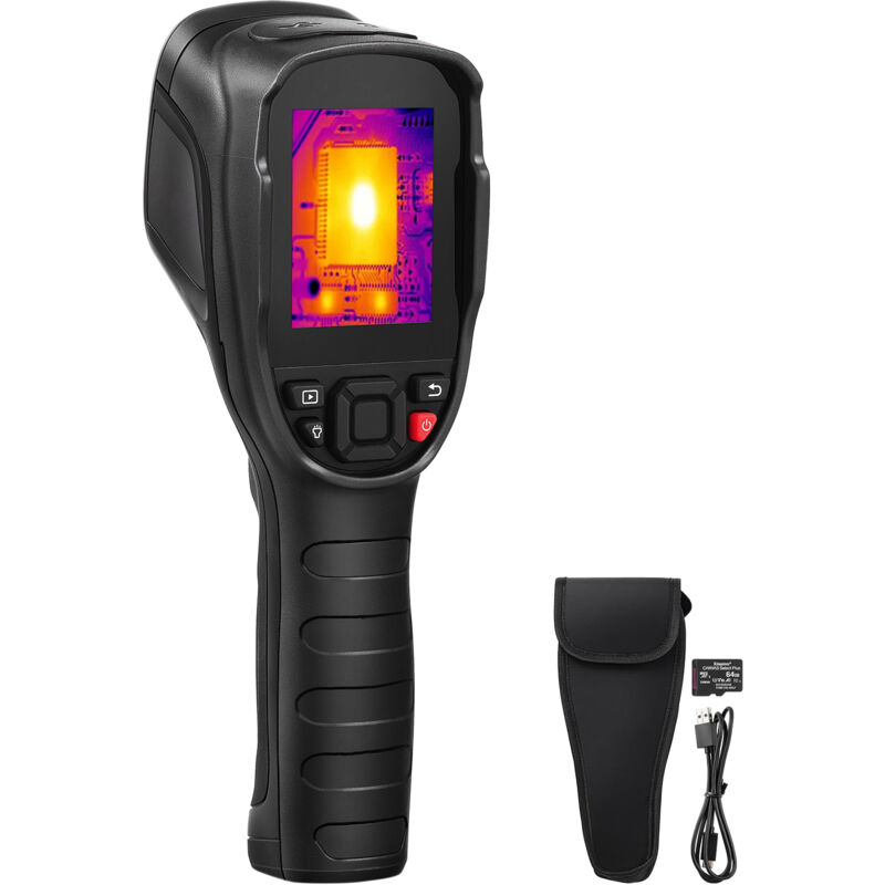 foto del prodotto mophorn macchinetta termocamera a infrarossi portatile risoluzione ir da 240x180 pixel sensibilita termica 40 mk, termocamera corporea infrarossi