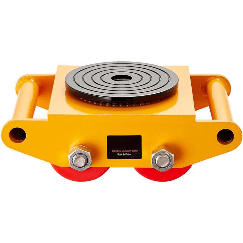 foto del prodotto mophorn machinery skate dolly 13.200 lbs 6t industrial mover heavy duty carbon steel moving skate 4 pu wheels 360 rotation non slip cap per