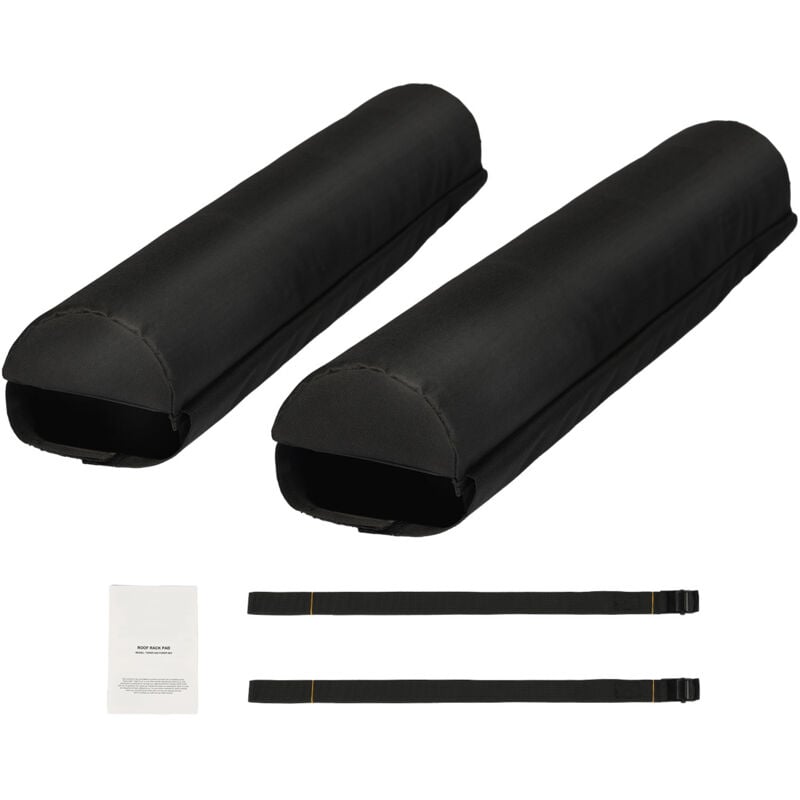 foto del prodotto mophorn morbidi cuscinetti per portapacchi, 28 universale per varie barre trasversali, capacit 88lbs, 2 cinghie e velcro per kayak, canoe,