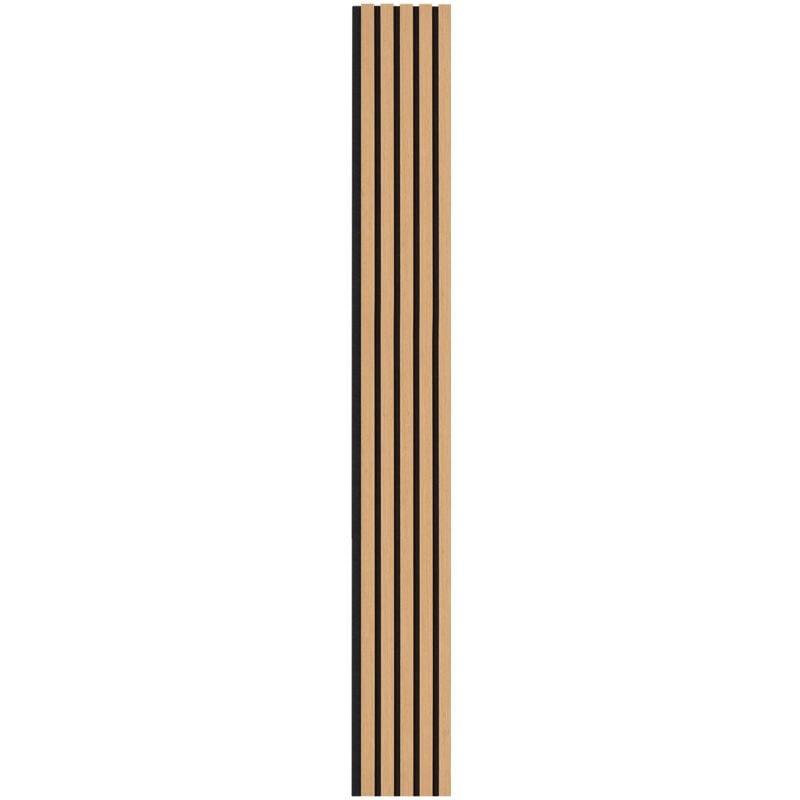 foto del prodotto mophorn pannelli acustici listello di legno, 7,9 x 94,5 pollici, mdf per arredamento moderno, riduzione del rumore, rovere chiaro