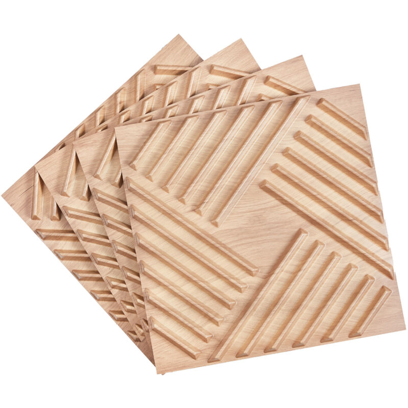foto del prodotto mophorn pannelli da parete 3d, confezione da 12 piastrelle di sale minimaliste in pvc da 19,7 x 19,7 pollici, pannello da parete decorativo con