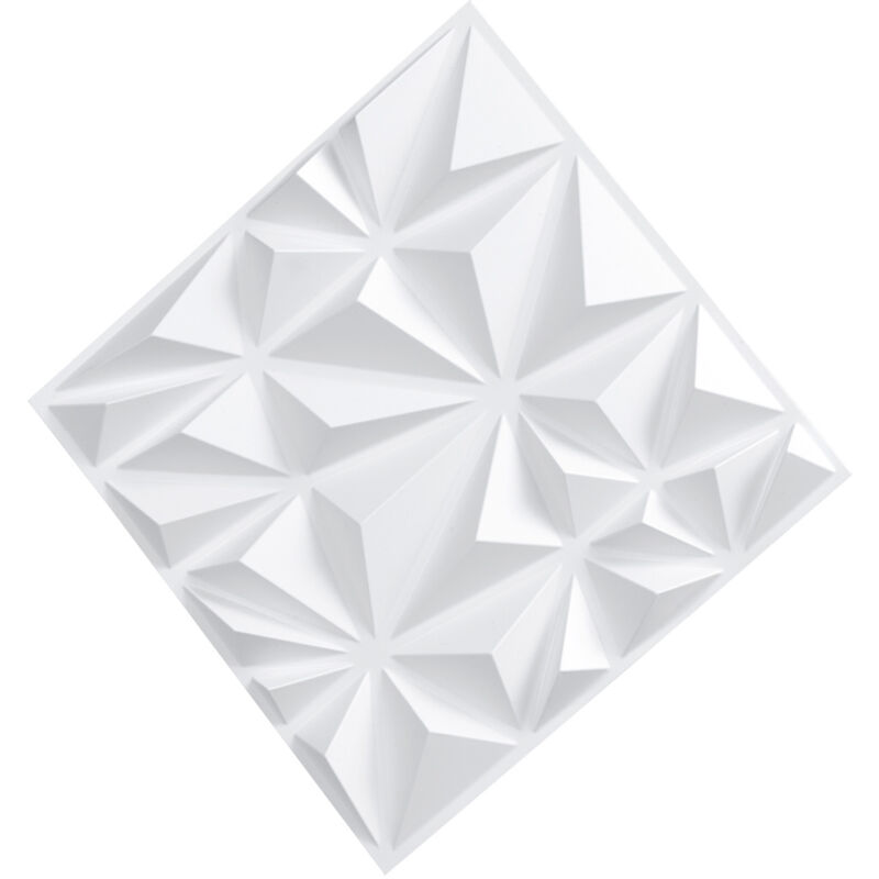 foto del prodotto mophorn pannelli da parete 3d , confezione da 33 piastrelle diamantate in pvc da 11,81 x 11,81 pollici, copertura di 32 piedi quadrati, pannello