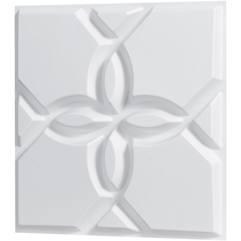 foto del prodotto mophorn pannelli da parete 3d, confezione da 33 piastrelle floreali in pvc moderne da 11,81 x 11,81 pollici, pannello decorativo con copertura di