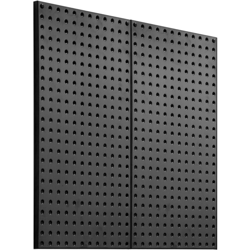 foto del prodotto mophorn pannelli forati in metallo , 32 x16 2 pack organizer da parete in acciaio per riporre attrezzi da garage, banco da lavoro, ufficio, sala