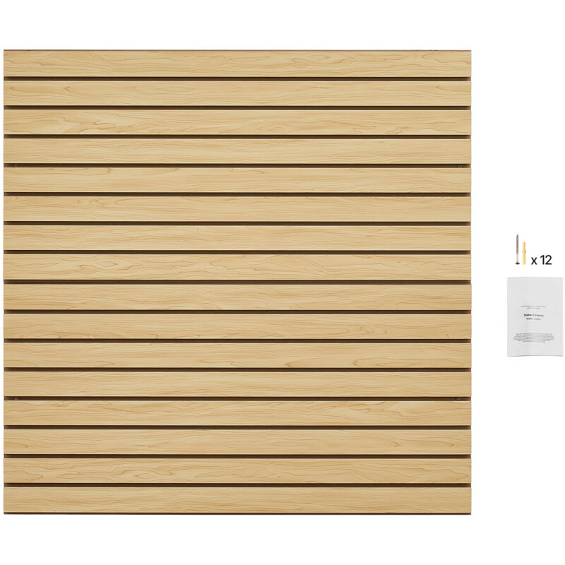 foto del prodotto mophorn pannelli per pareti in doghe, 4 x 4 piedi mdf per garage, design modulare, pannello regolabile facile da installare con struttura di