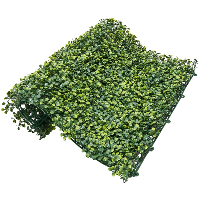 foto del prodotto mophorn pannello da parete in erba artificiale, 60 x 120 , schermo per siepe di bosso ed edera per la privacy, sfondo verde per interni esterni per