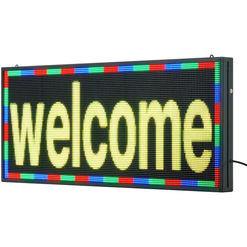 foto del prodotto mophorn pannello digitale programmabile a led p6, display scorrevole personalizzabile con testo e motivi, controllo bluetooth tramite app,