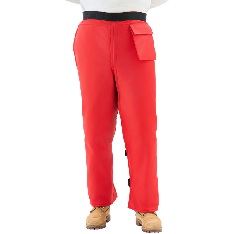 foto del prodotto mophorn pantaloni antitaglio per motosega classe b, 8 strati, stile avvolgente, con cintura regolabile e tasca per gli attrezzi.attrezzatura di