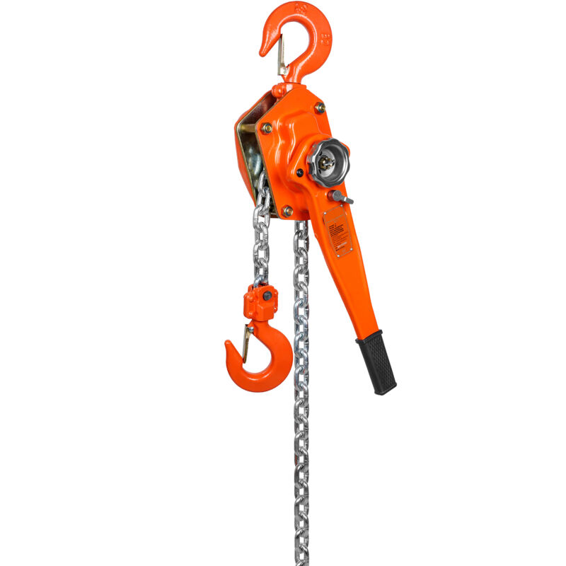 foto del prodotto mophorn paranco a catena manuale da 3 tonnellate, 20 piedi, capacit 6600 libbre, acciaio al carbonio zincato g80, freno a doppio cricchetto
