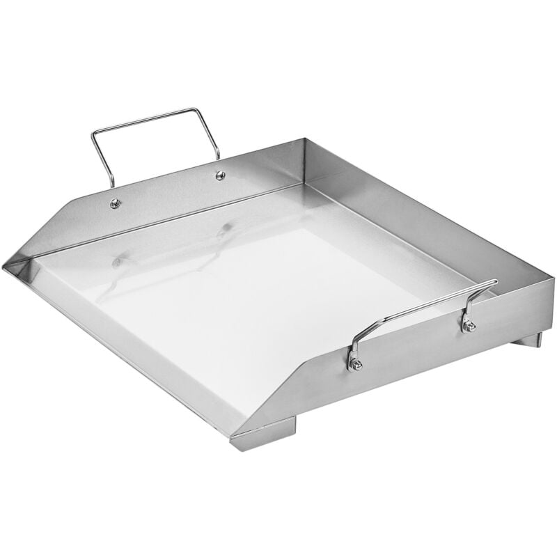 foto del prodotto mophorn piastra in acciaio inox rettangolare 448x370 mm, compatibile con fornelli a gas, ideale per uso domestico e attivit all aperto come