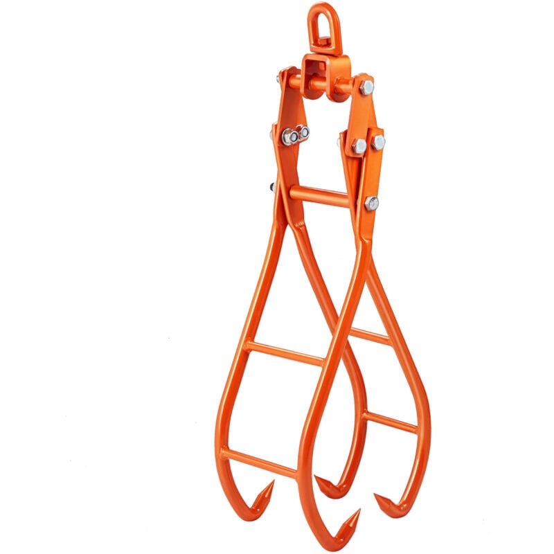 foto del prodotto mophorn pinza per legname, pinza per tronchi a 4 artigli da 36 , pinza per sollevamento tronchi in acciaio rotante, design ad artiglio d aquila,