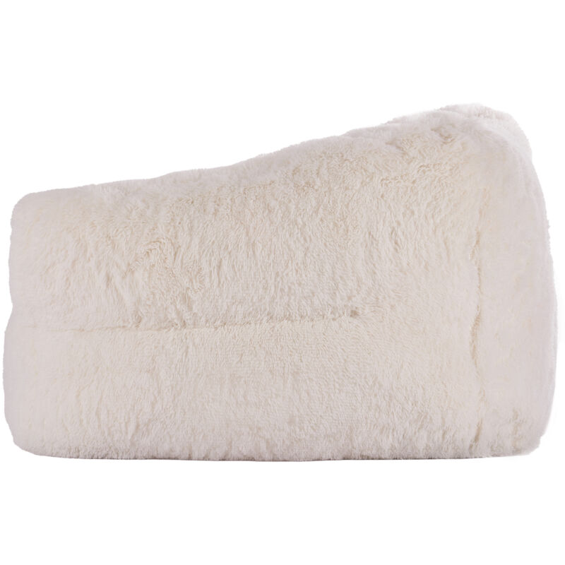 foto del prodotto mophorn poltrona a sacco, poltrona a sacco con braccioli per adulti, soffice peluche e imbottitura in schiuma ad alta densit con zapper, comoda