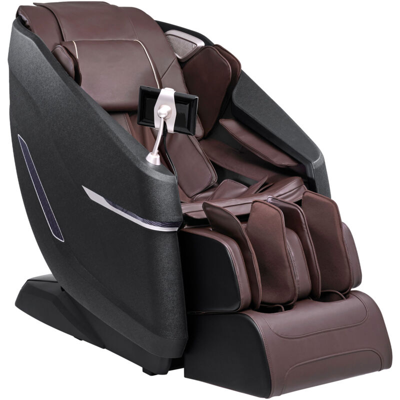 foto del prodotto mophorn poltrona massaggiante con binario sl flessibile, poltrona reclinabile 3d zero gravita shiatsu, varie modalita automatiche, riscaldamento,