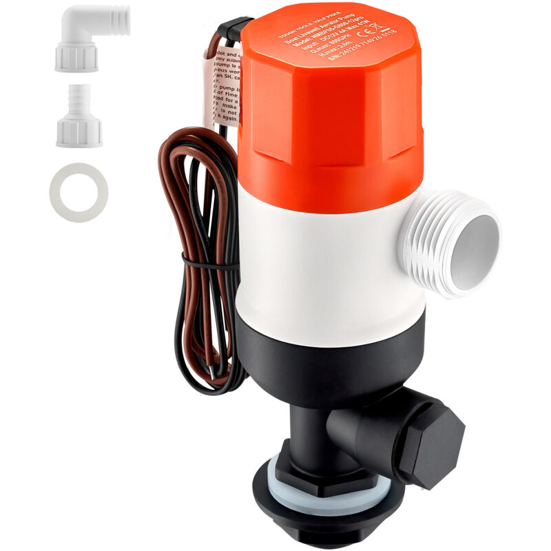 foto del prodotto mophorn pompa livewell da 12 v per barca, aeratore da 800 gph con doppia entrata, alloggiamento in abs e cartuccia motore staccabile. resistente