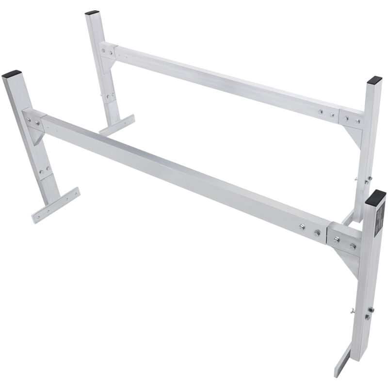 foto del prodotto mophorn portapacchi per furgone, 2 barre in lega di alluminio, capacit 181 kg, lunghezza regolabile 1300 2060 mm, portapacchi con grondaia per