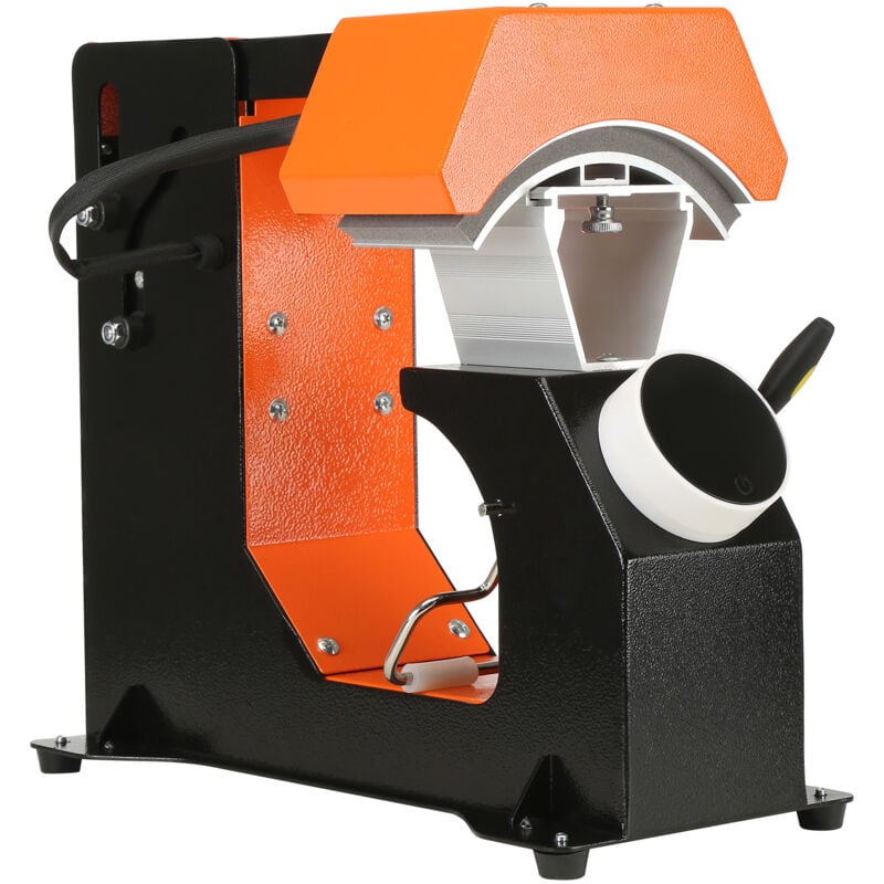 foto del prodotto mophorn pressa a caldo per cappelli, macchina per pressatura automatica per cappelli 3 in 1, trasferimento a sublimazione a conchiglia da 6,4x3,5 in,