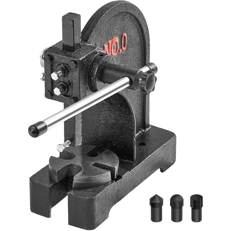 foto del prodotto mophorn pressa, manuale da 0,5 tonnellate. altezza massima 4,6. ghisa. da tavolo. per stampaggio, piegatura. materiale ghisa. colore n a.