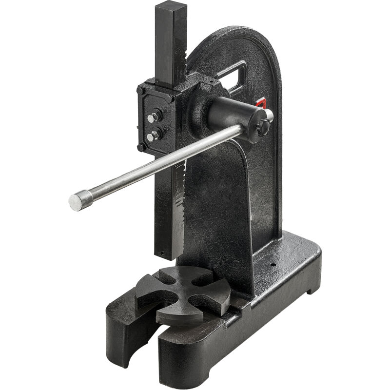 foto del prodotto mophorn pressa per balle con albero , manuale da 3 tonnellate. altezza massima 12,2 pollici. pressa da banco in ghisa per carichi pesanti. per