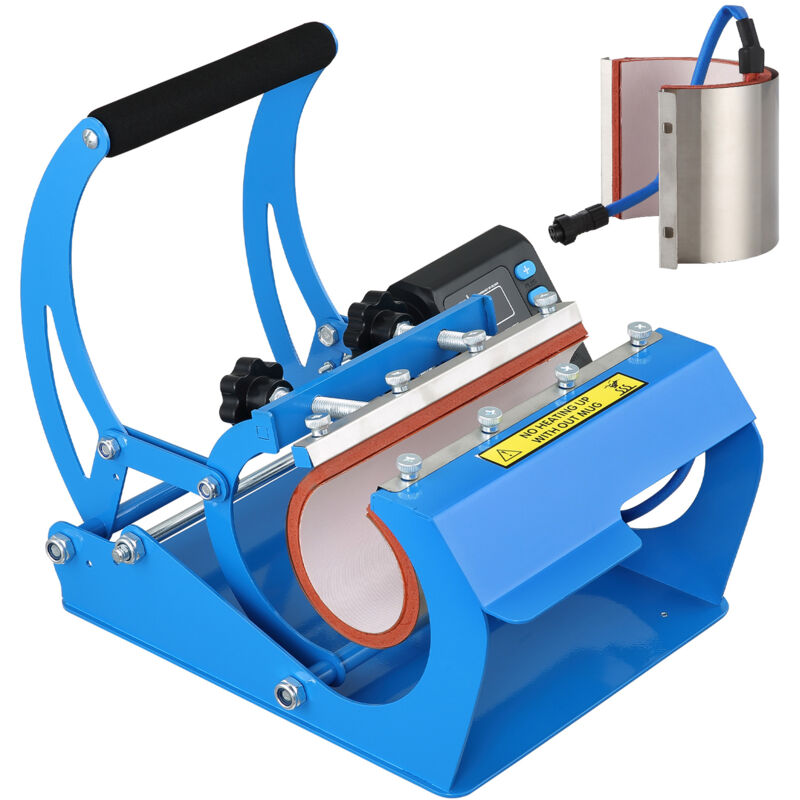 foto del prodotto mophorn pressa termica per tazze, 11oz e 20oz, due piastre, macchina per pressatura tazze lcd con tappetini per sublimazione di trasferimento