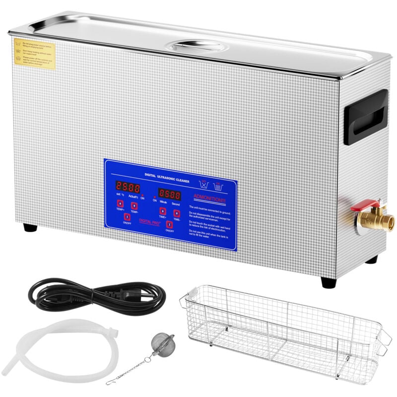 foto del prodotto mophorn pulitore per armi ad ultrasuoni 10l, macchina per la pulizia digitale da 300 w con riscaldatore e timer, pulitore ad ultrasuoni da 40 khz
