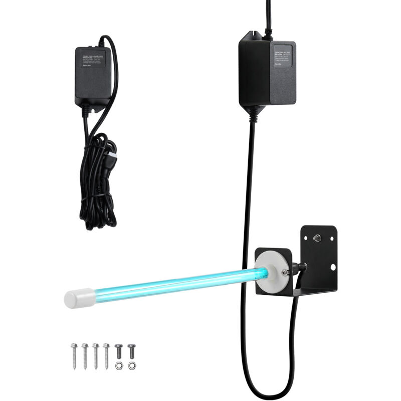 foto del prodotto mophorn purificatore d aria hvac, 18 w 14 pollici, pulitore a serpentina con luce uvc uv con magnete per condotti ac, depuratore d aria con 1