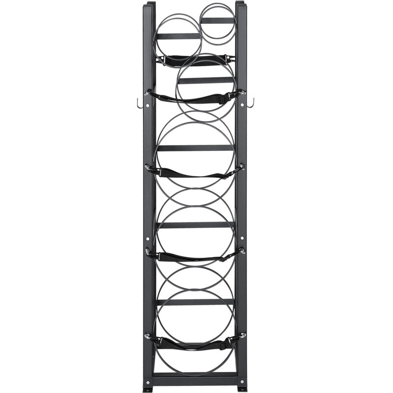 foto del prodotto mophorn rastrelliera per serbatoio del refrigerante contiene 3 x 30 libbre e 3 piccole bombole, 12,79 x 12,99 x 47,12 pollici, supporto bombola