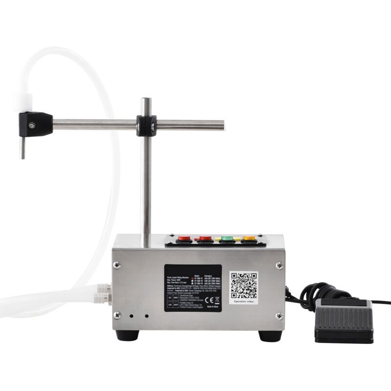 foto del prodotto mophorn riempitrice di liquidi, capacita di riempimento da 10 4000 ml, riempitrice automatica di bottiglie imbottigliatrice per latte, acqua, vino,