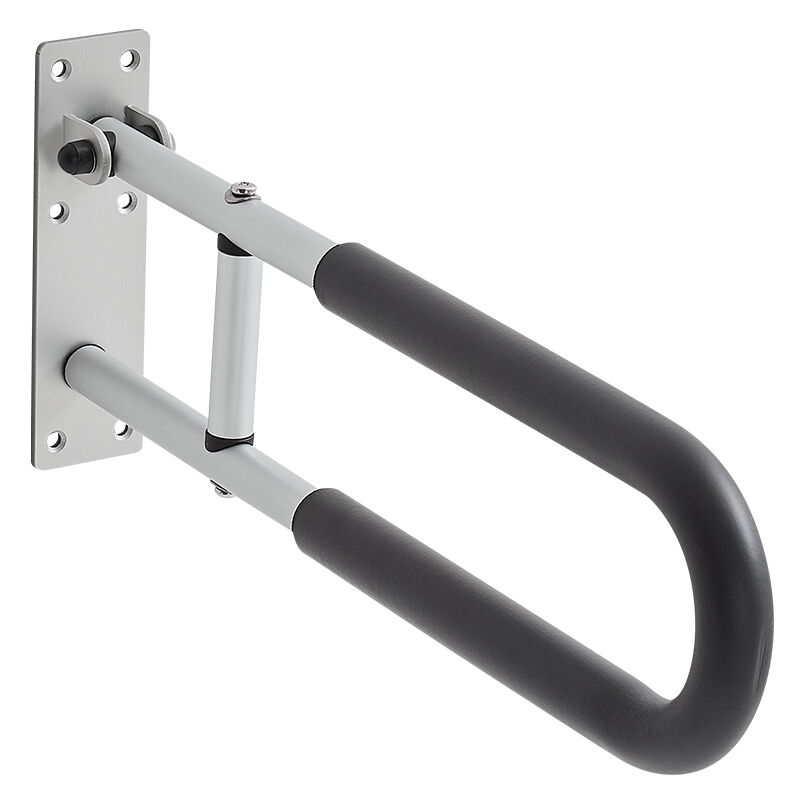 foto del prodotto mophorn ringhiera di sicurezza per wc, barra di sostegno a forma di u da 605 mm con maniglia antiscivolo, capacit di carico 136 kg, ideale per