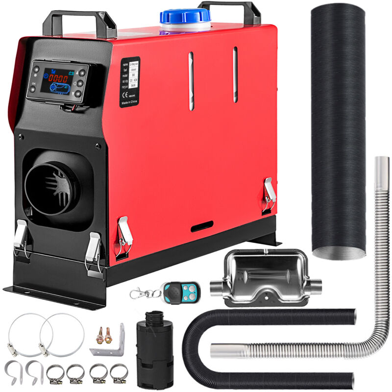 foto del prodotto mophorn riscaldatore diesel all in one 12v 5kw con interruttore lcd e telecomando, riscaldatore dearia diesel, silenziatore riscaldatore da