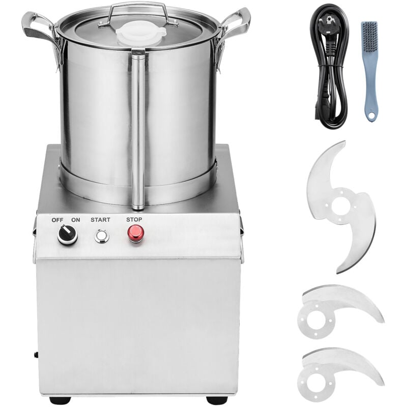 foto del prodotto mophorn robot da cucina e tritatutto, acciaio inossidabile da 10 litri, 1100 w, lame extra, ideale per vari ingredienti, grande capacit 