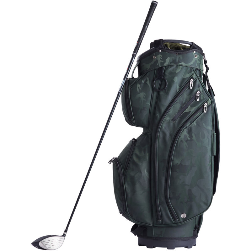 foto del prodotto mophorn sacca da golf con divisorio organizzatore 14 vie, sacca da golf in nylon premium 910 mm 11 tasche, borsa da golf resistente con manici