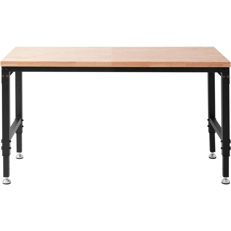 foto del prodotto mophorn scrivania regolabile, 60 x22 , ufficio casa, altezza 28 39,5 , capacita fino a 2000 libbre, prese di corrente, piano in legno, ripiano,