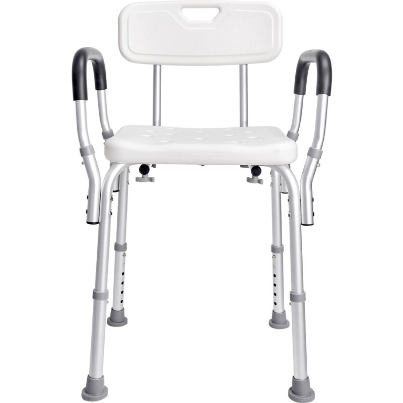 foto del prodotto mophorn sedia da doccia regolabile in altezza, con schienale, panca da bagno antiscivolo, sedia da bagno per anziani e disabili, capacit di