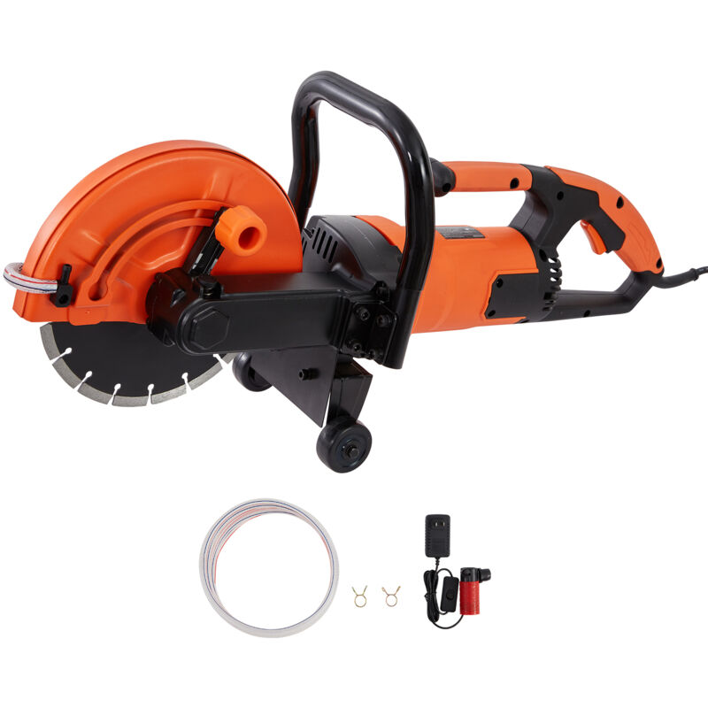 foto del prodotto mophorn sega elettrica per calcestruzzo, 9 pollici, motore 1800 w 15 a, profondit di taglio 3,5 pollici, bagnato asciutto, per pietra, mattoni