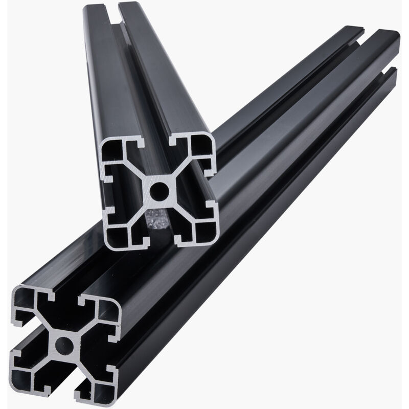 foto del prodotto mophorn set di 4 profili estrusi in alluminio 4040 con scanalatura a t da 39,4 pollici 1000 mm ,guide lineari anodizzate standard europee,struttura