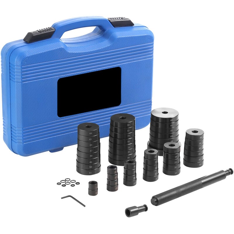 foto del prodotto mophorn set di driver per cuscinetti e guarnizioni boccole personalizzati da 52 pezzi, dischi metrici da 18 65 mm e 74 mm, cuscinetto per asse ruota