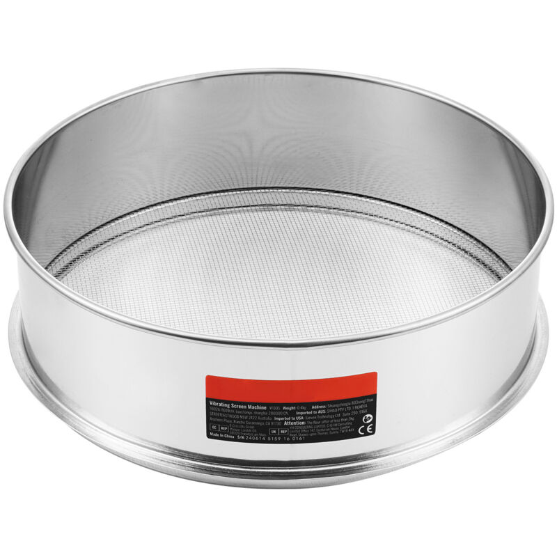 foto del prodotto mophorn setaccio per farina a maglia fine, setaccio per polvere alimenti da 12 mesh in acciaio inossidabile 304, setaccio rotondo a maglia fine per