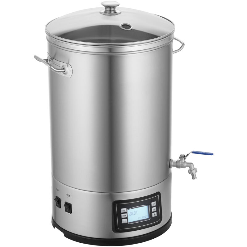 foto del prodotto mophorn sistema di infusione elettrico, pentola in acciaio inossidabile da 8 galloni, kit per la preparazione della birra in casa