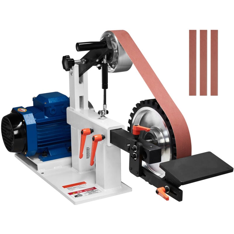 foto del prodotto mophorn smerigliatrice a nastro, 72 x 2 pollici lucidatrice a nastro a velocit variabile con vfd, 1500 w 2 hp lucidatrice rettificatrice dotata di
