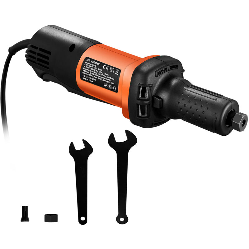 foto del prodotto mophorn smerigliatrice elettrica 820w 7a utensili fai da te mini smerigliatrice 7000 30000giri min 6 velocita regolabili cavo 1,8m per taglio