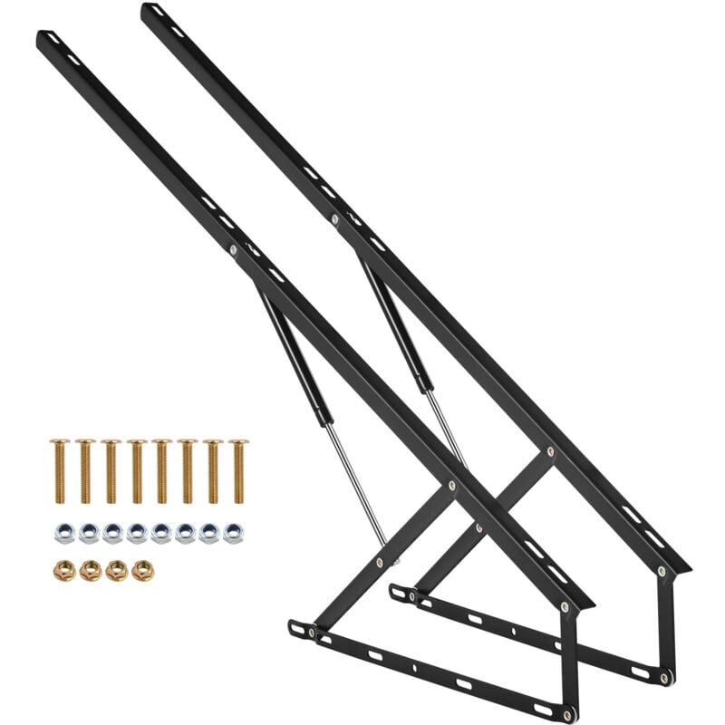 foto del prodotto mophorn sollevatore per letto, dimensioni letto 59x79 in, capacit 309 libbre, kit letto a muro fai da te, supporto leva pneumatico, letto a muro