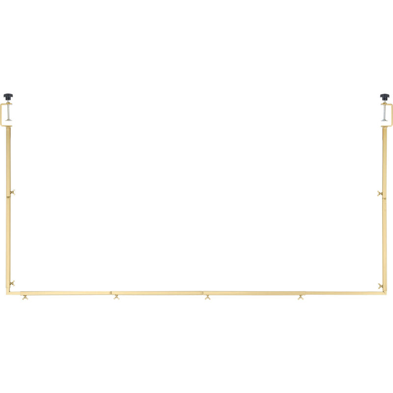 foto del prodotto mophorn supporto da tavolo regolabile in altezza 33 107 cm e lunghezza 71 248 cm, struttura in metallo con rattan per decorazioni con palloncini,
