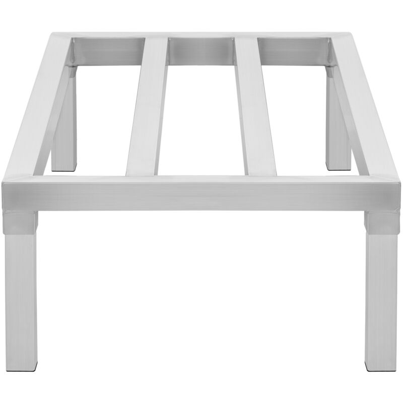foto del prodotto mophorn supporto per carichi pesanti in alluminio, scaffale per alimenti commerciale da 48 x 20 , 12 da terra, capacit di 1800 libbre, scaffale