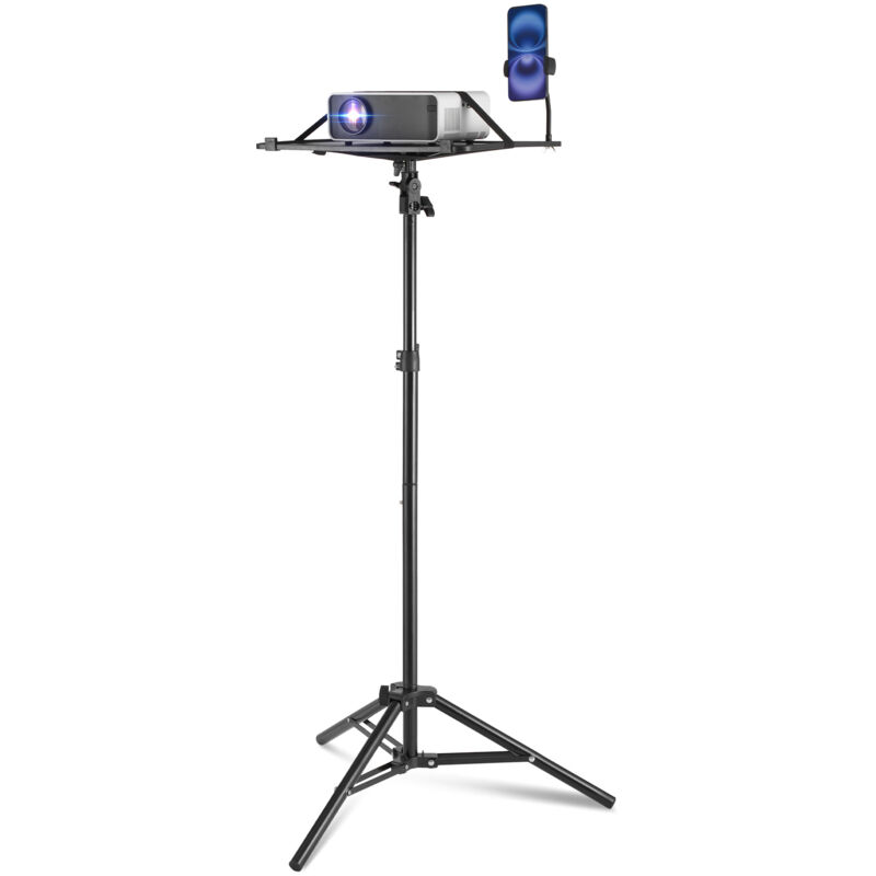 foto del prodotto mophorn supporto per proiettore,treppiede per supporto per laptop con altezza regolabile da 26,97 a 63 pollici,treppiede per proiettore portatile