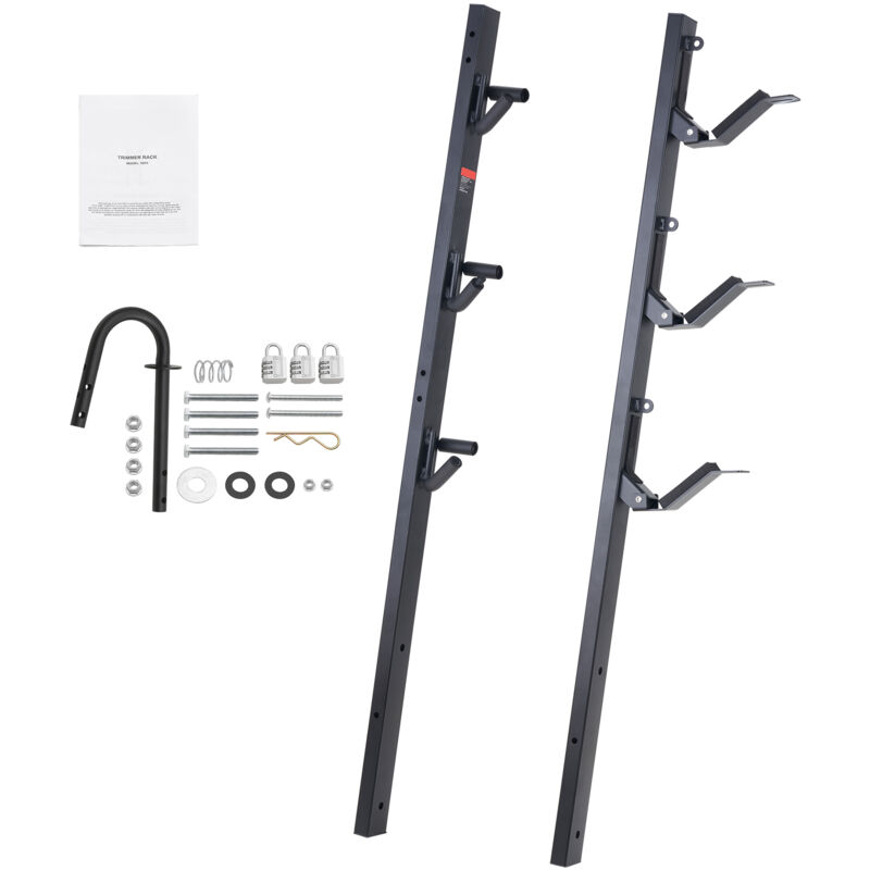 foto del prodotto mophorn supporto per rifinitore, 3 posti weeder supporto per rifinitore, supporto di bloccaggio per rimorchio da giardino, coppia